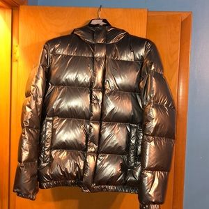 chrome puffer jacket